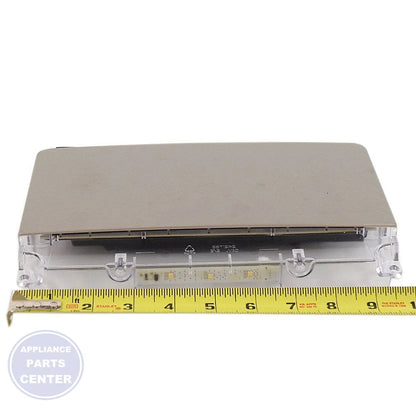 FRIGIDAIRE REFRIGERATOR CONTROL ASSEMBLY 5304513666 - Side view with exact measurements for optimal fit