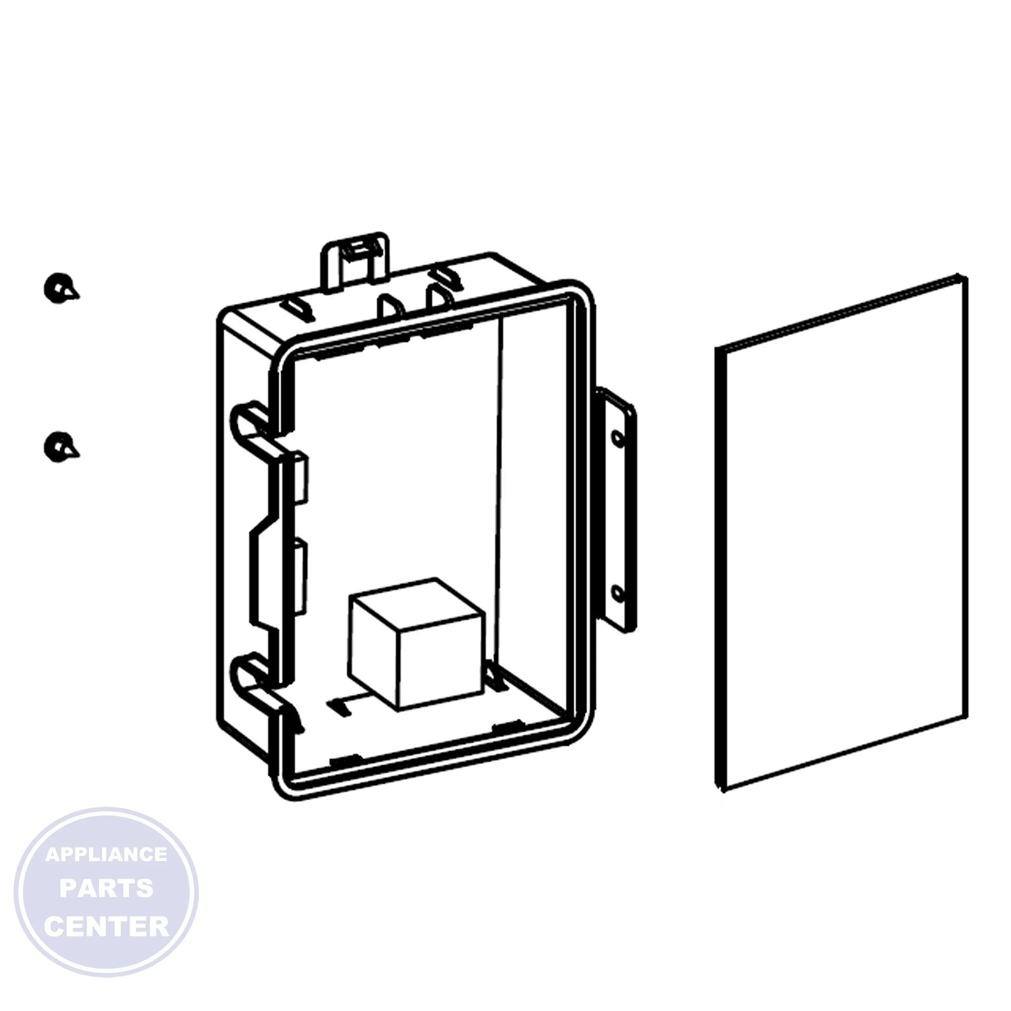 FRIGIDAIRE REFRIGERATOR CONTROL ASSEMBLY 5304523676 - Main view showing temperature settings for FRIGIDAIRE models