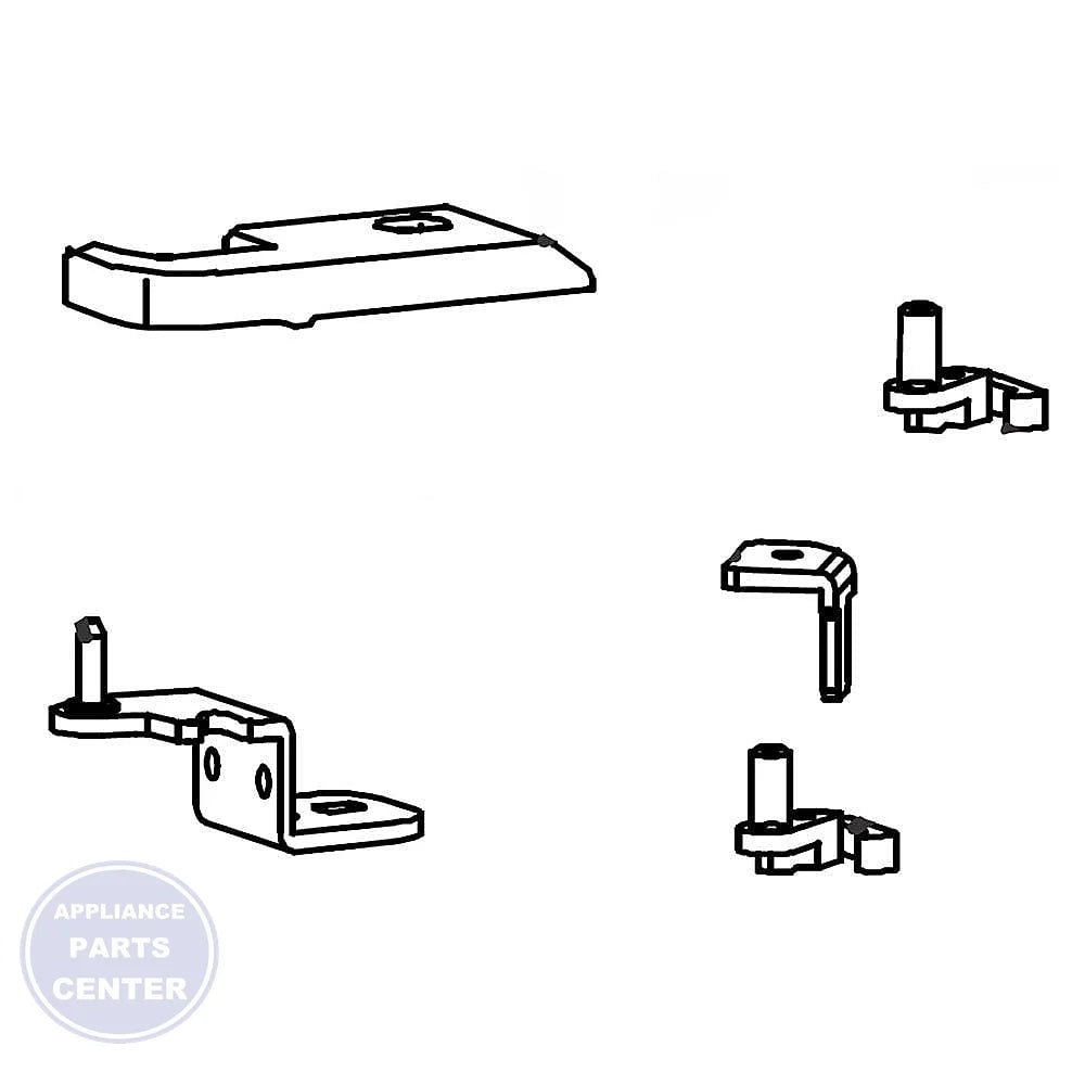 FRIGIDAIRE REFRIGERATOR DOOR REVERSAL KIT 5304522606 - Main view showing reversible feature for Frigidaire models