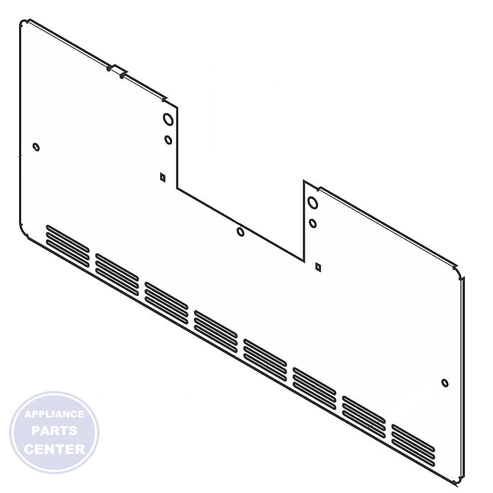 FRIGIDAIRE REFRIGERATOR EVAPORATOR COIL COVER 241860402 - Main view showing protective design for various FRIGIDAIRE models