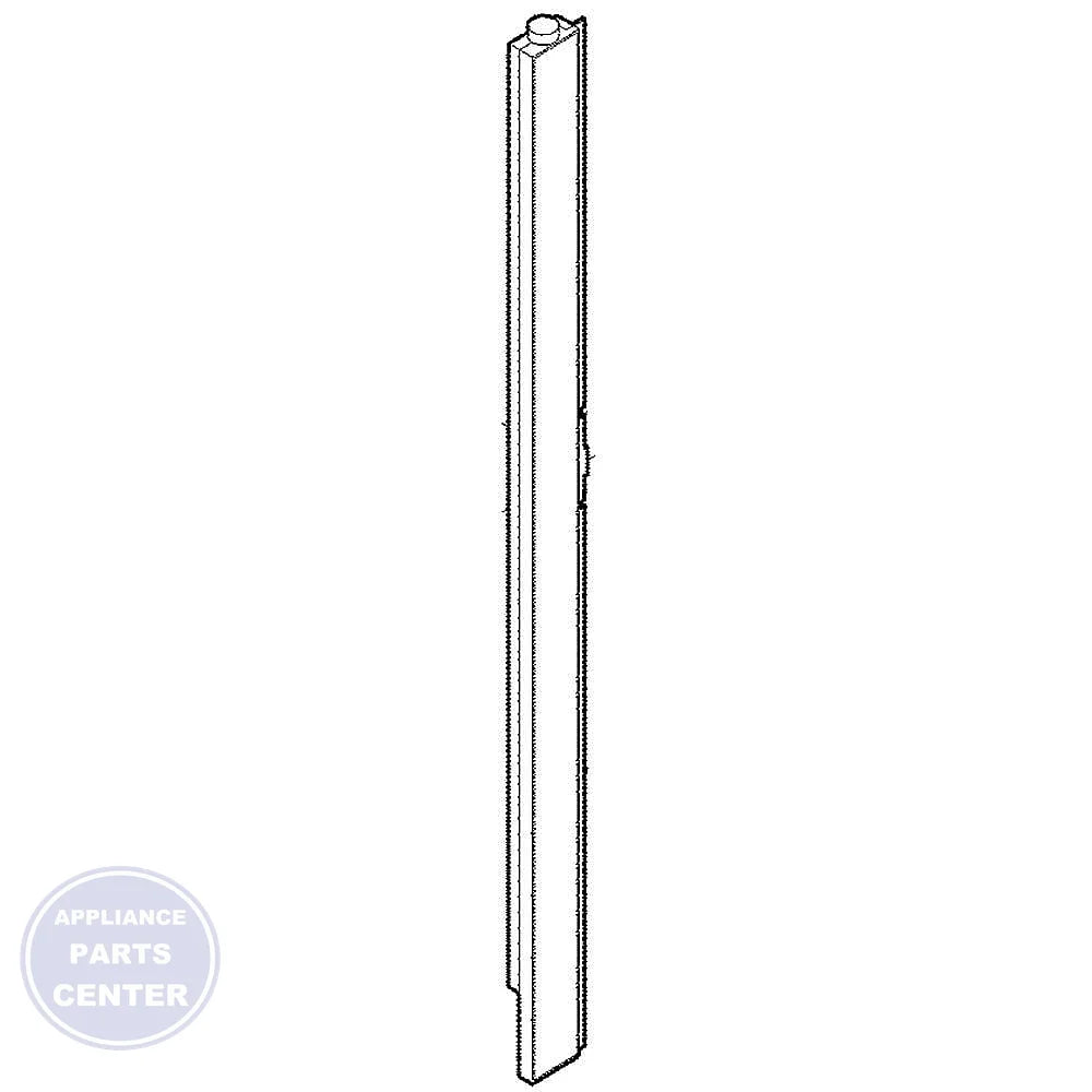 FRIGIDAIRE REFRIGERATOR FLIPPER MULLION ASSEMBLY 242036304 - Main view showing secure seal for FRIGIDAIRE models