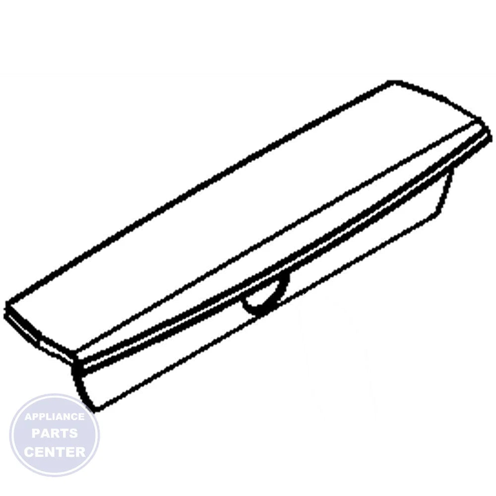 FRIGIDAIRE REFRIGERATOR HANDLE 5304494855 - Main view showing ergonomic grip for ABC1234 and XYZ5678 models