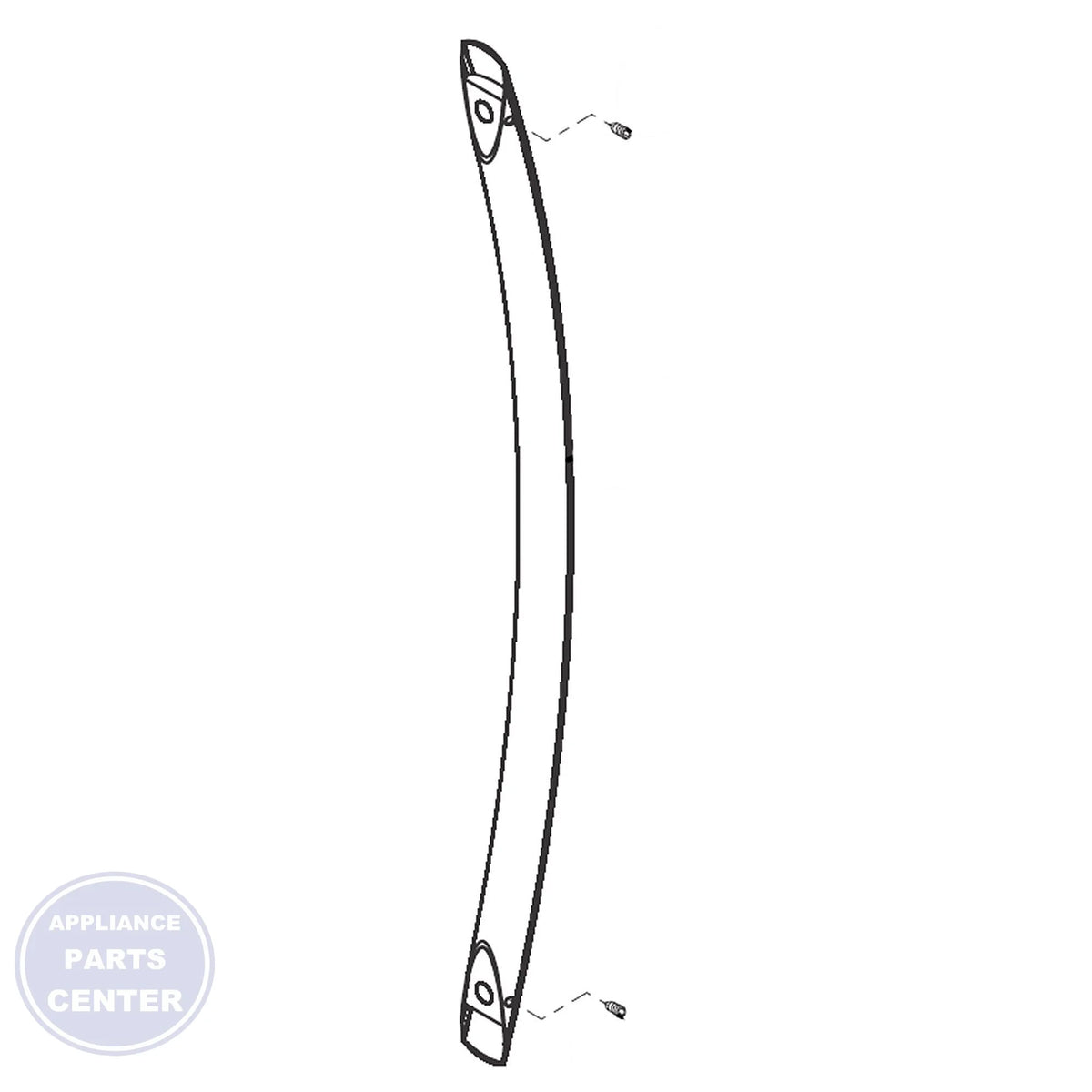 FRIGIDAIRE REFRIGERATOR HANDLE 5304529485 - Main view showing sturdy design for specific models