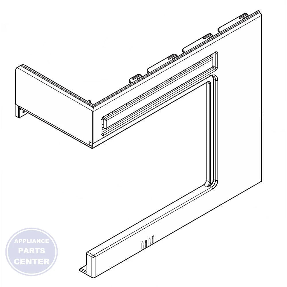 FRIGIDAIRE REFRIGERATOR HOUSING 242303701 - Main view showing durable construction for WCI Refrigerators