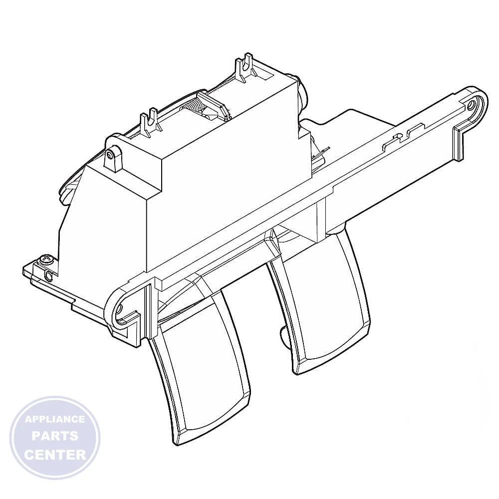 FRIGIDAIRE REFRIGERATOR ICE AND WATER MODULE 242083308 - Main view showing ice and water dispenser for WCI refrigerators