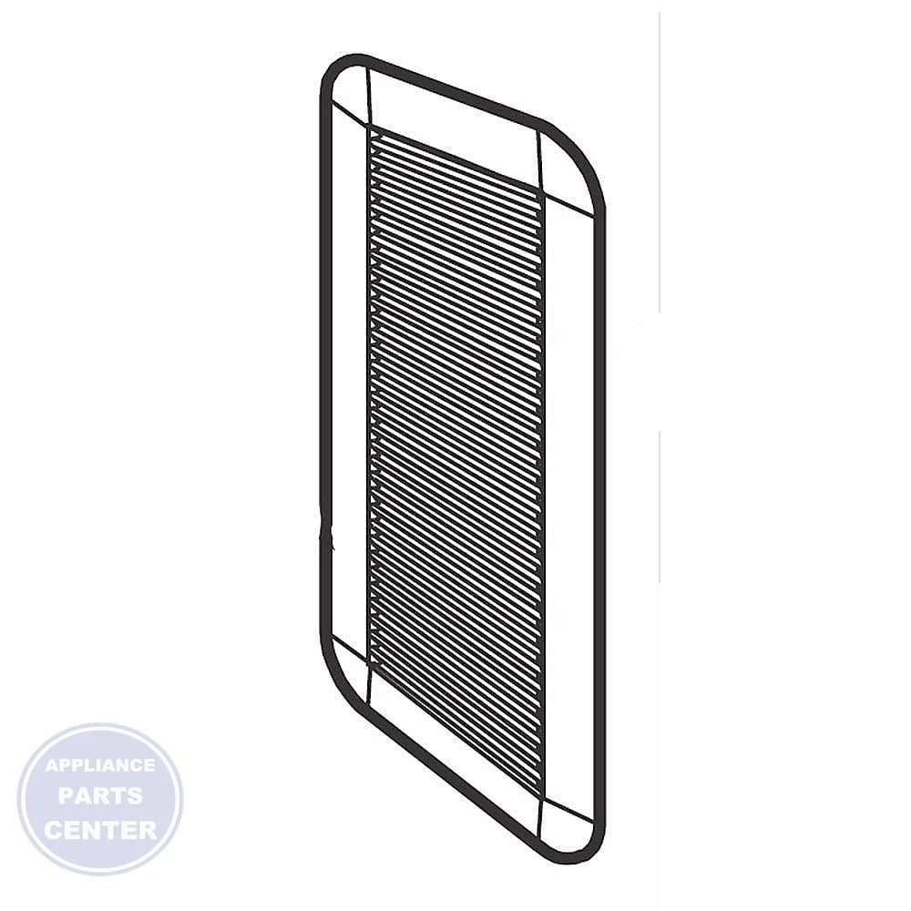 FRIGIDAIRE REFRIGERATOR LENS 242202701 - Main view showing clear lighting for FRIGIDAIRE XYZ and ABC models