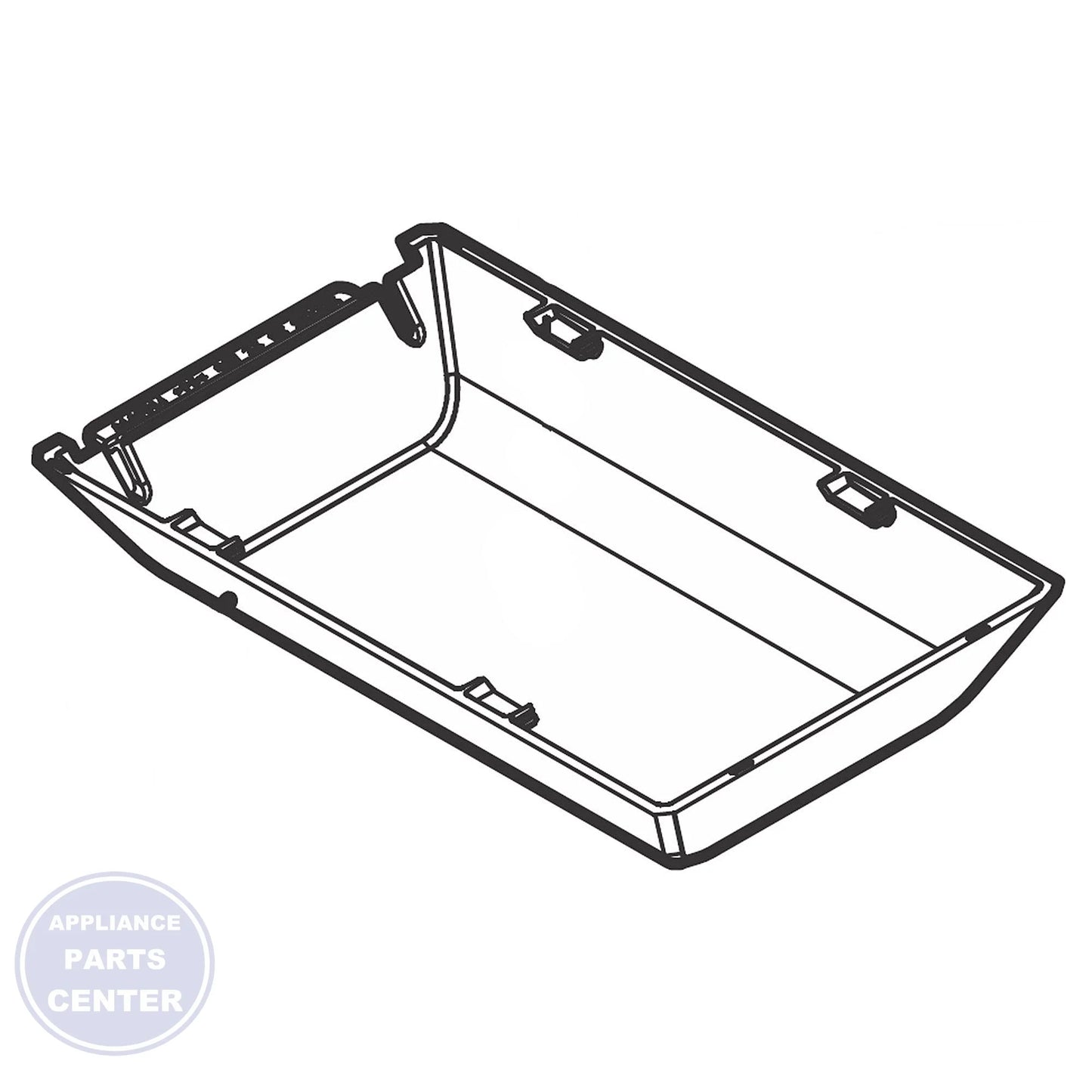 FRIGIDAIRE REFRIGERATOR LENS 5304526002 - Main view showing enhanced visibility for Frigidaire models