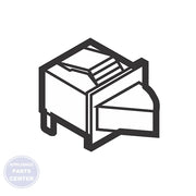 FRIGIDAIRE REFRIGERATOR LIGHT SWITCH ASSEMBLY 242060202 - Main view showing bright illumination for FRIGIDAIRE models