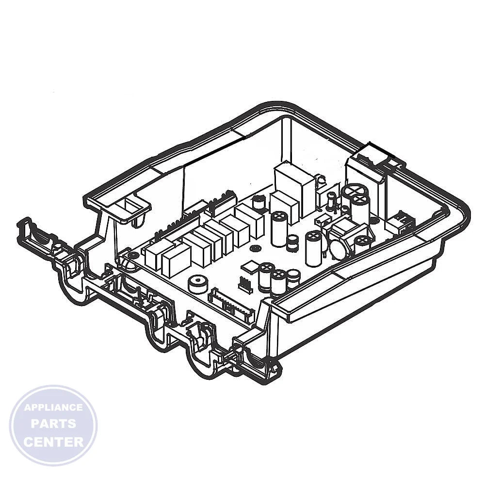 FRIGIDAIRE REFRIGERATOR MAIN POWER BOARD ASSEMBLY 5304510310 - Main view showing efficient power distribution for WCI Refrigerator models