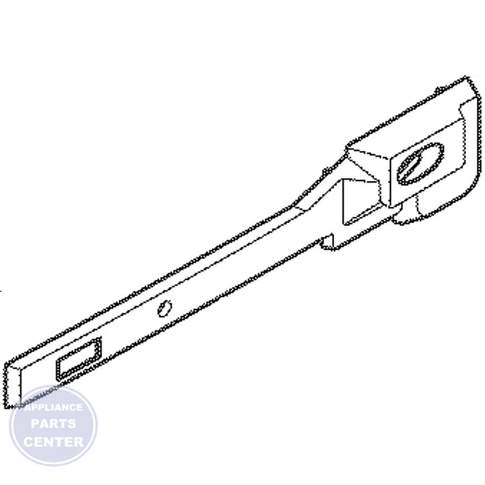 FRIGIDAIRE REFRIGERATOR MEAT KEEPER DAMPER 241756801 - Main view showing airflow regulation for [specific models]