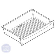 FRIGIDAIRE REFRIGERATOR MEAT PAN 242322201 - Main view showing spacious storage for FRIGIDAIRE models