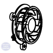FRIGIDAIRE REFRIGERATOR MOTOR 5304513768 - Main view showing durable construction for FRIGIDAIRE models