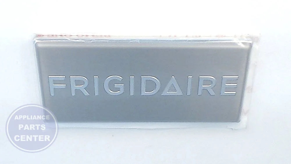 FRIGIDAIRE REFRIGERATOR NAMEPLATE 242016301 - Main view showing the brand label for specific models