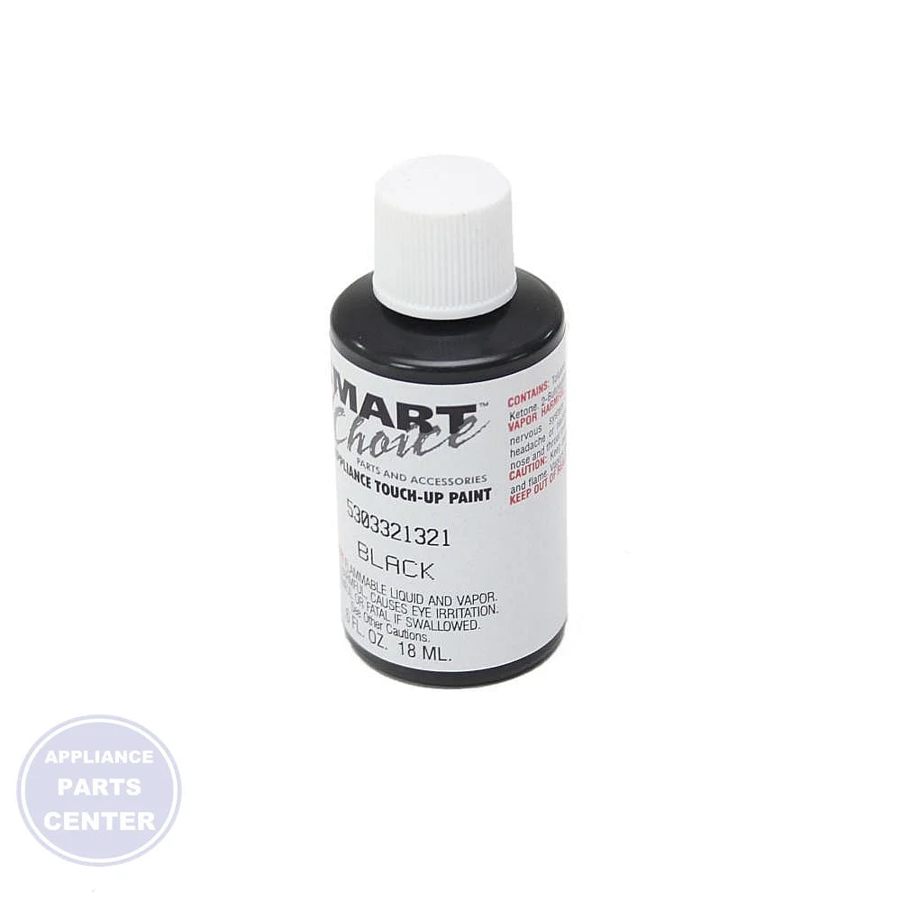 FRIGIDAIRE REFRIGERATOR PAINT BLACK TOUCH-UP 5303321321 - Main view showing glossy finish for FRIGIDAIRE models