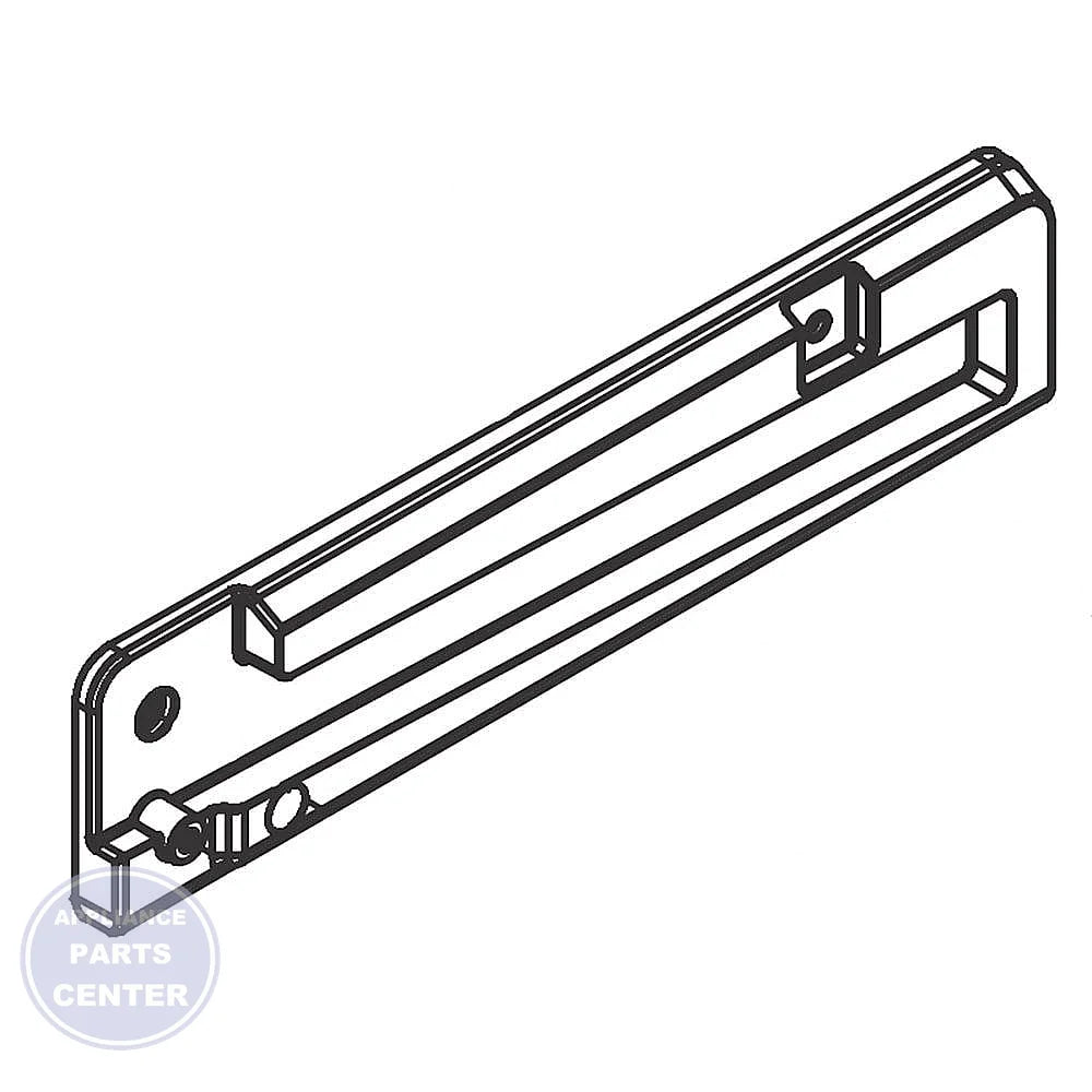 FRIGIDAIRE REFRIGERATOR RAIL 5304519125 - Main view showing smooth gliding motion for compatible FRIGIDAIRE models