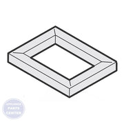 FRIGIDAIRE REFRIGERATOR SEAL 5304520493 - Main view showing tight seal for Frigidaire models