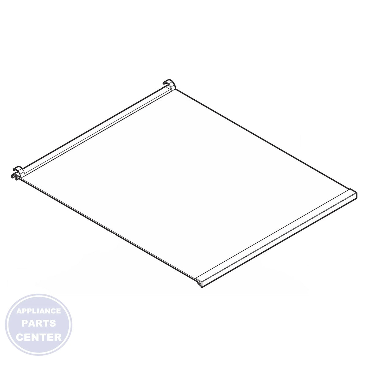 FRIGIDAIRE REFRIGERATOR SHELF ASSEMBLY 5304526916 - Main view showing ample storage space for Frigidaire and Electrolux models