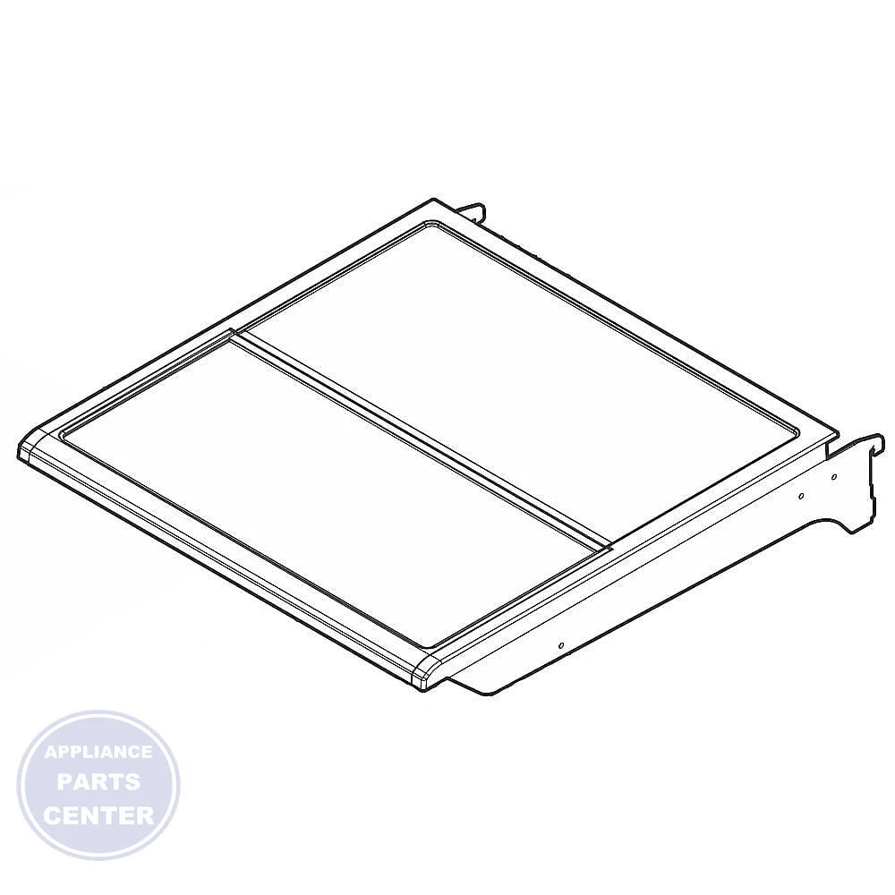 FRIGIDAIRE REFRIGERATOR "SPILL-SAFE" SHELF 242235502 - Main view showing spill-safe features for specific models