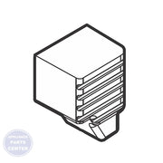 FRIGIDAIRE REFRIGERATOR SUPPORT 5304522326 - Main view showing heavy-duty support for WCI Refrigerators