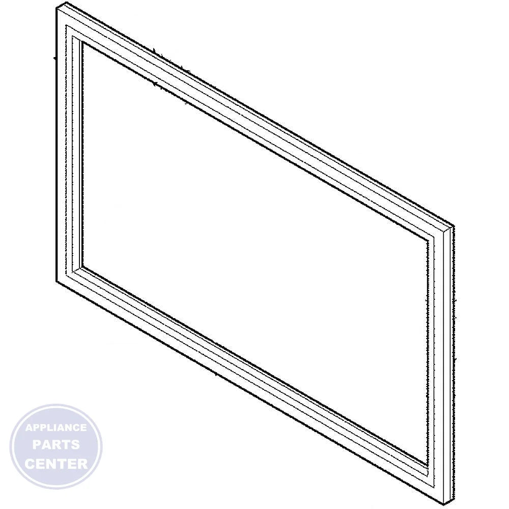 FRIGIDAIRE REFRIGERATOR WHITE FREEZER DOOR GASKET 242193205 - Main view showing airtight seal for various FRIGIDAIRE models