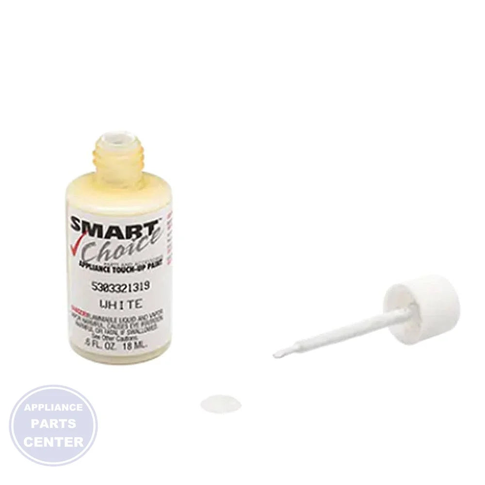 FRIGIDAIRE REFRIGERATOR WHITE TOUCH-UP PAINT 5303321319 - Main view showing color match for various FRIGIDAIRE models