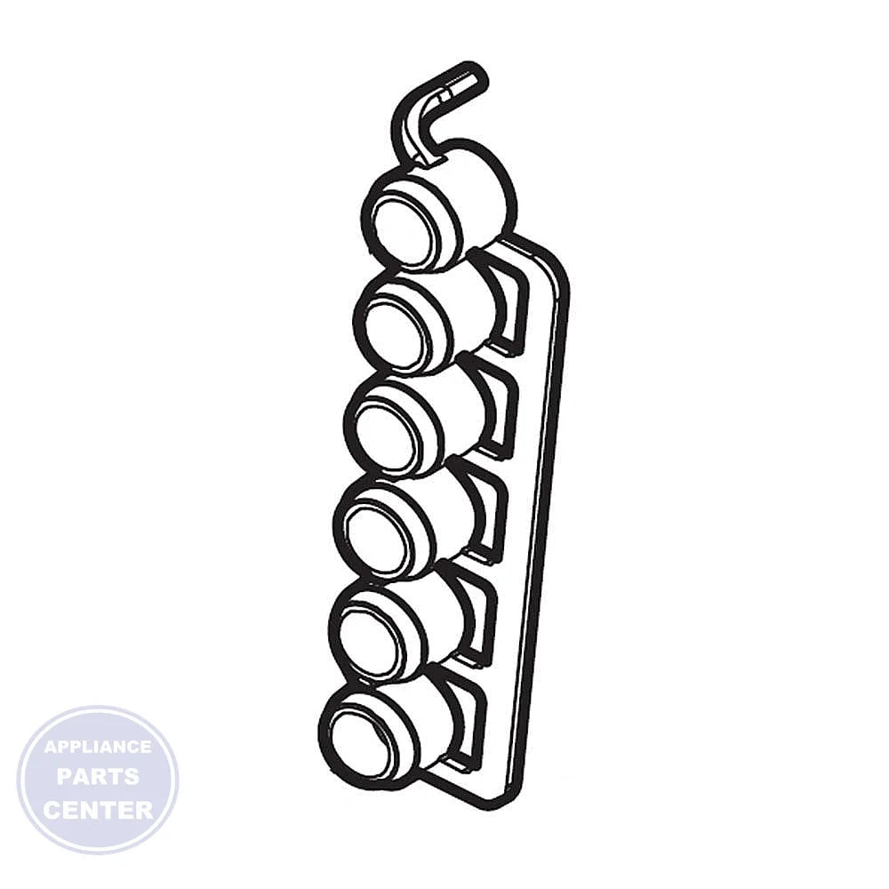 FRIGIDAIRE RING 134894200 - Main view showing secure fastening for WCI Dryer/Washing Machine