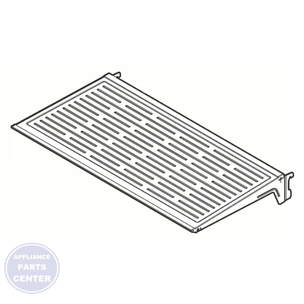 FRIGIDAIRE SHELF ASSEMBLY 5304524671 - Main view showing sturdy shelf for FRIGIDAIRE FFU20FC4AW1 & FFU20FC4AW2