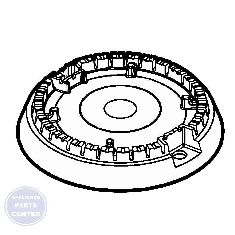 FRIGIDAIRE SURFACE BURNER BASE 5304521016 - Main view showing durable construction for FRIGIDAIRE XYZ model