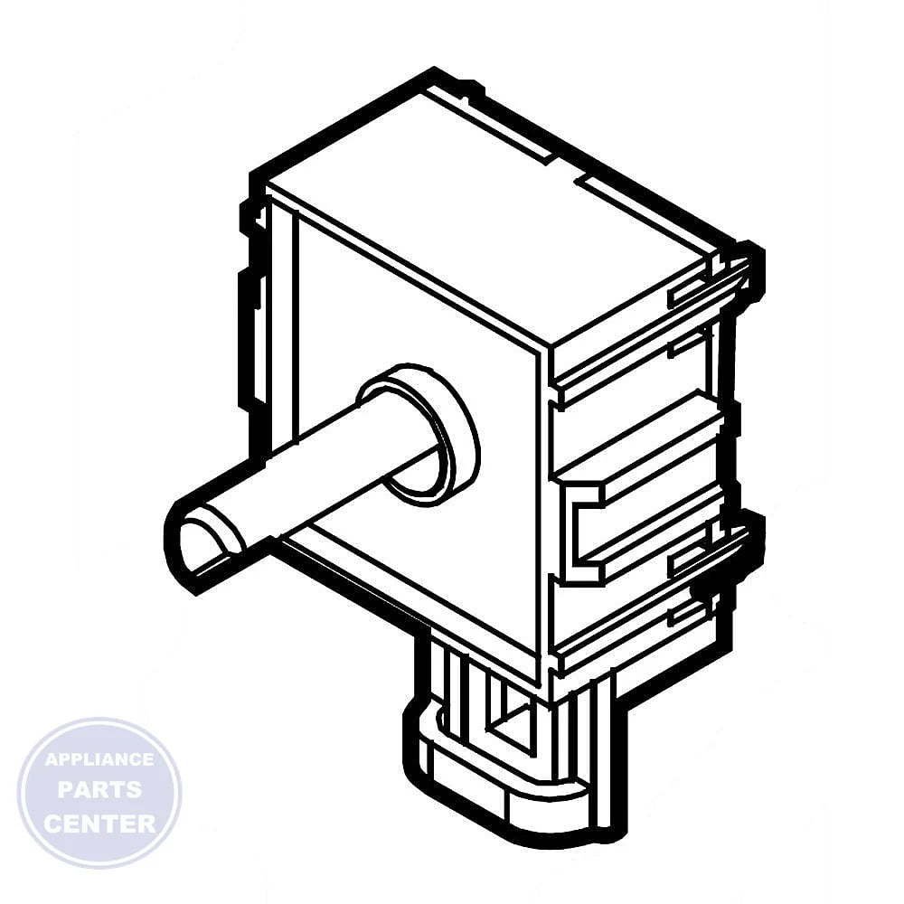 [Brand] FRIGIDAIRE SWITCH 137205200 - Main view showing the functionality for WCI Washer/Dryer Combo