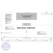 FRIGIDAIRE TEMPLATE 316902912 - Main view showing precise fit for specific models