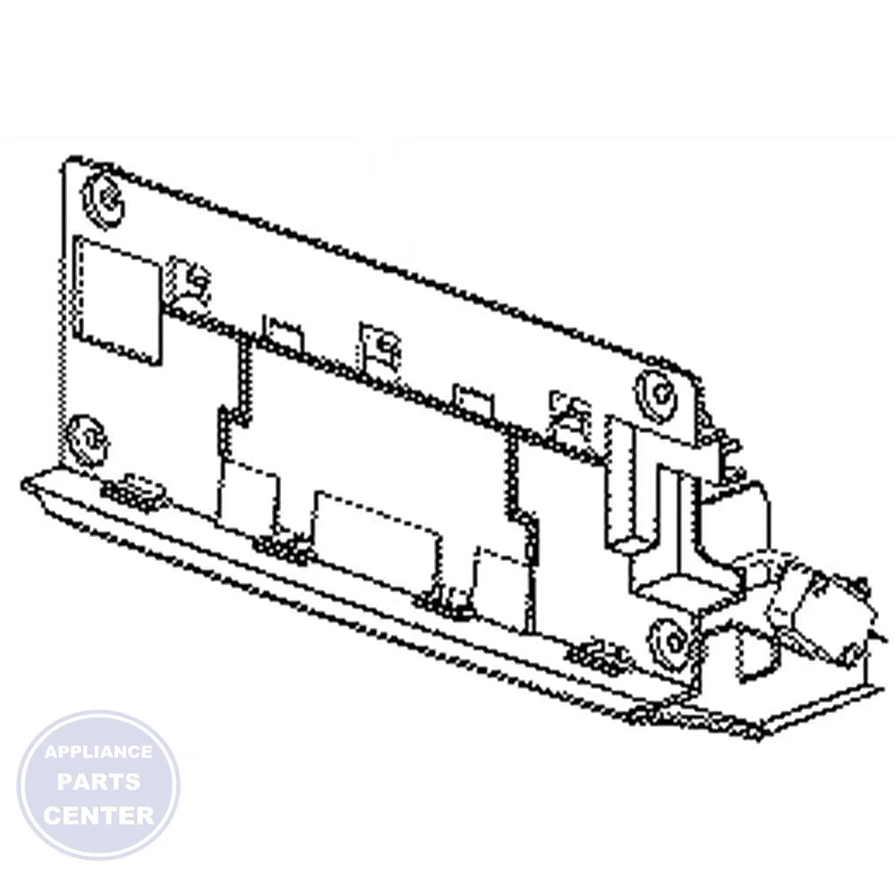 L-G FUNNEL ASSEMBLY ADW73269902 - Main view showing water flow benefits for L-G models