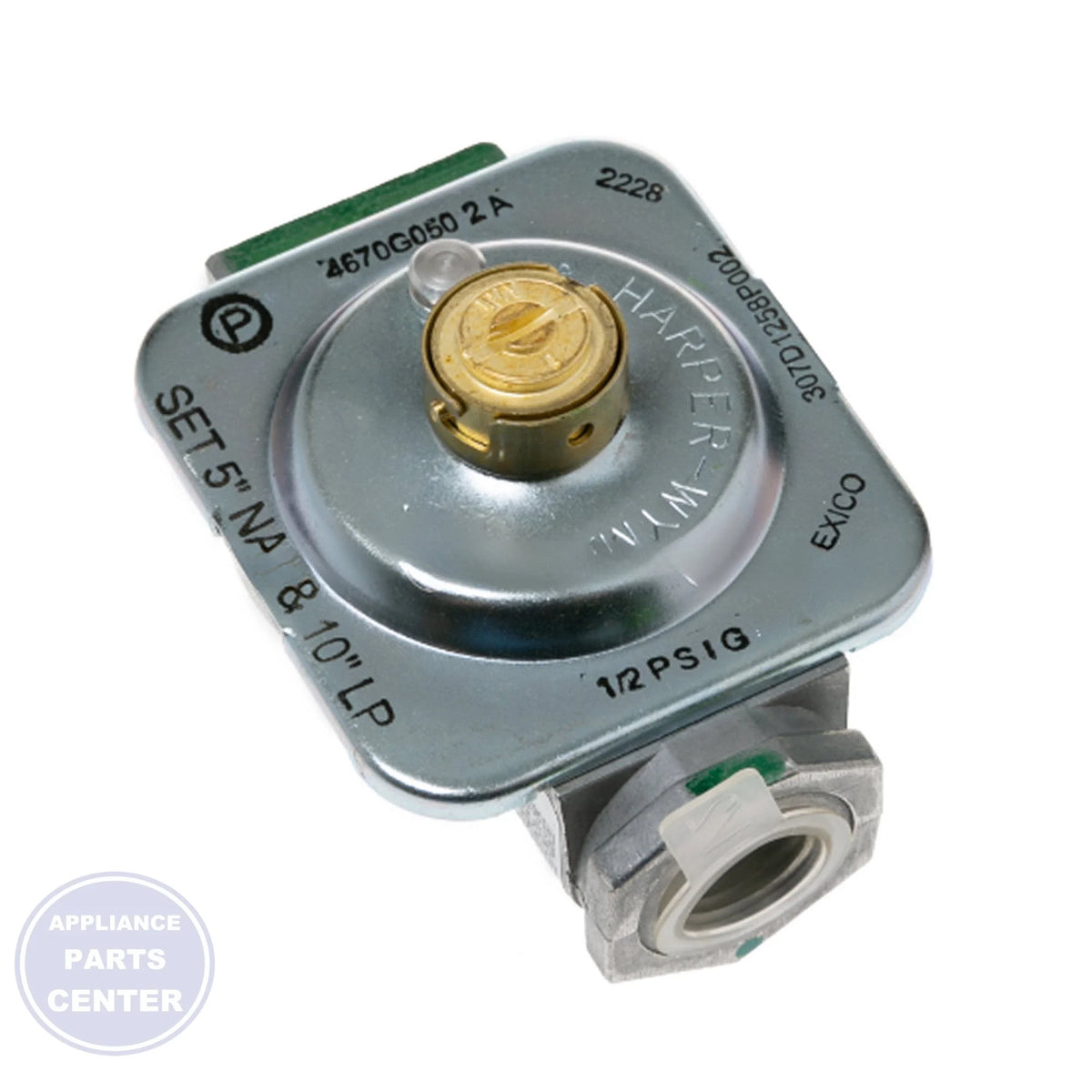 GEH GAS PRESSURE REGULATOR WB21X39660 - Main view showing precise gas pressure control for GEH XYZ-100 model