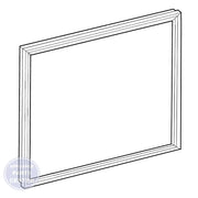 L-G GASKET ASSEMBLY,DOOR ADX73350950 - Main view showing tight seal for L-G models