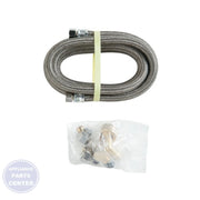 GE 12' BRAIDED DISHWASHER CONNECTION KIT WX28X327 - Main view showing braided design for GEN series