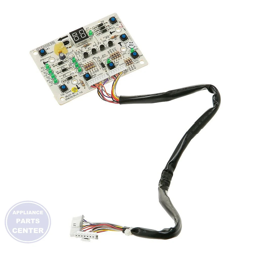 GE AIR CONDITIONER DISPLAY BOARD WJ26X21846 - Main view showing precise control for specific models