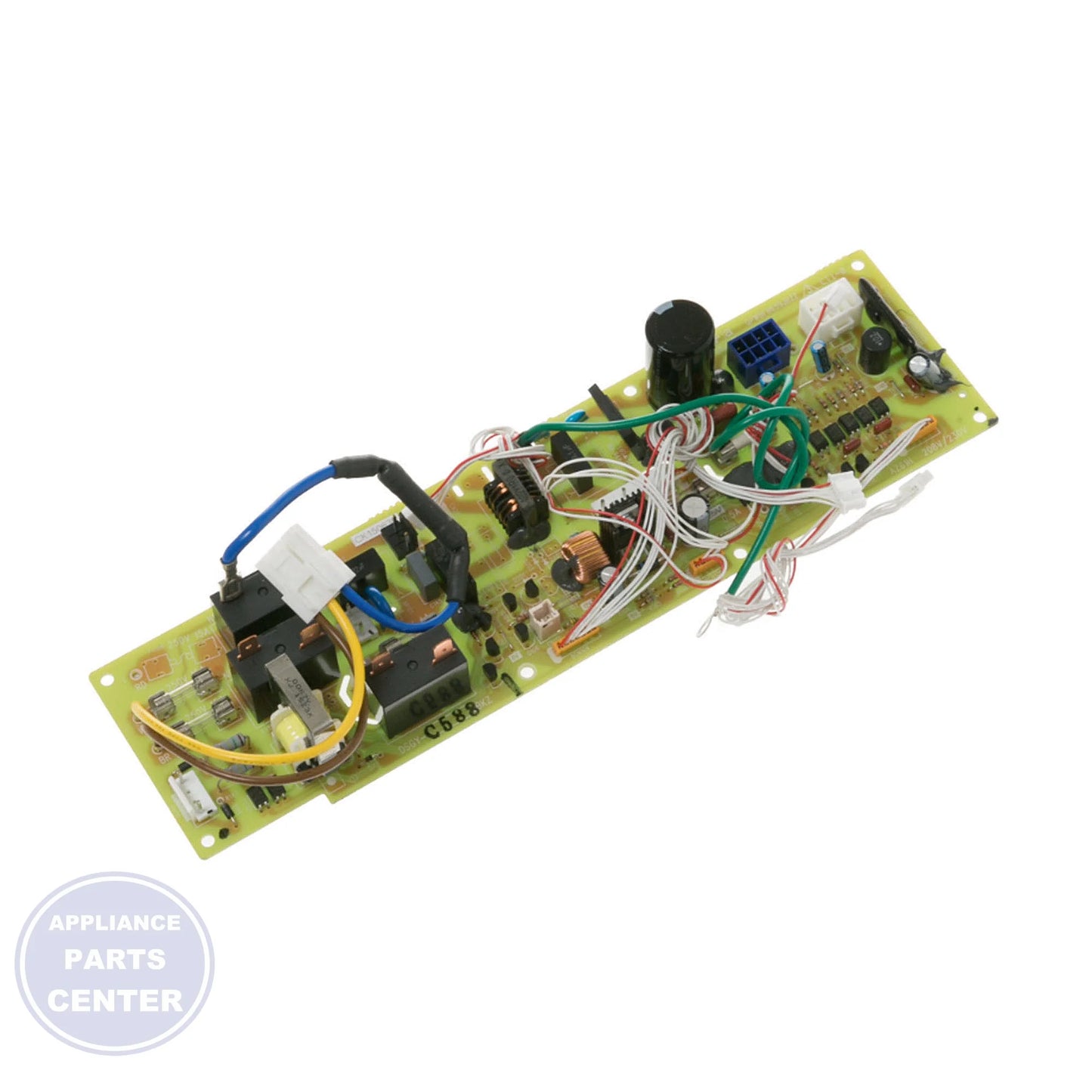 GE AIR CONDITIONER DRIVE PRINTED WIRING BOARD WP29X10010 - Main view showing power distribution for GEN models