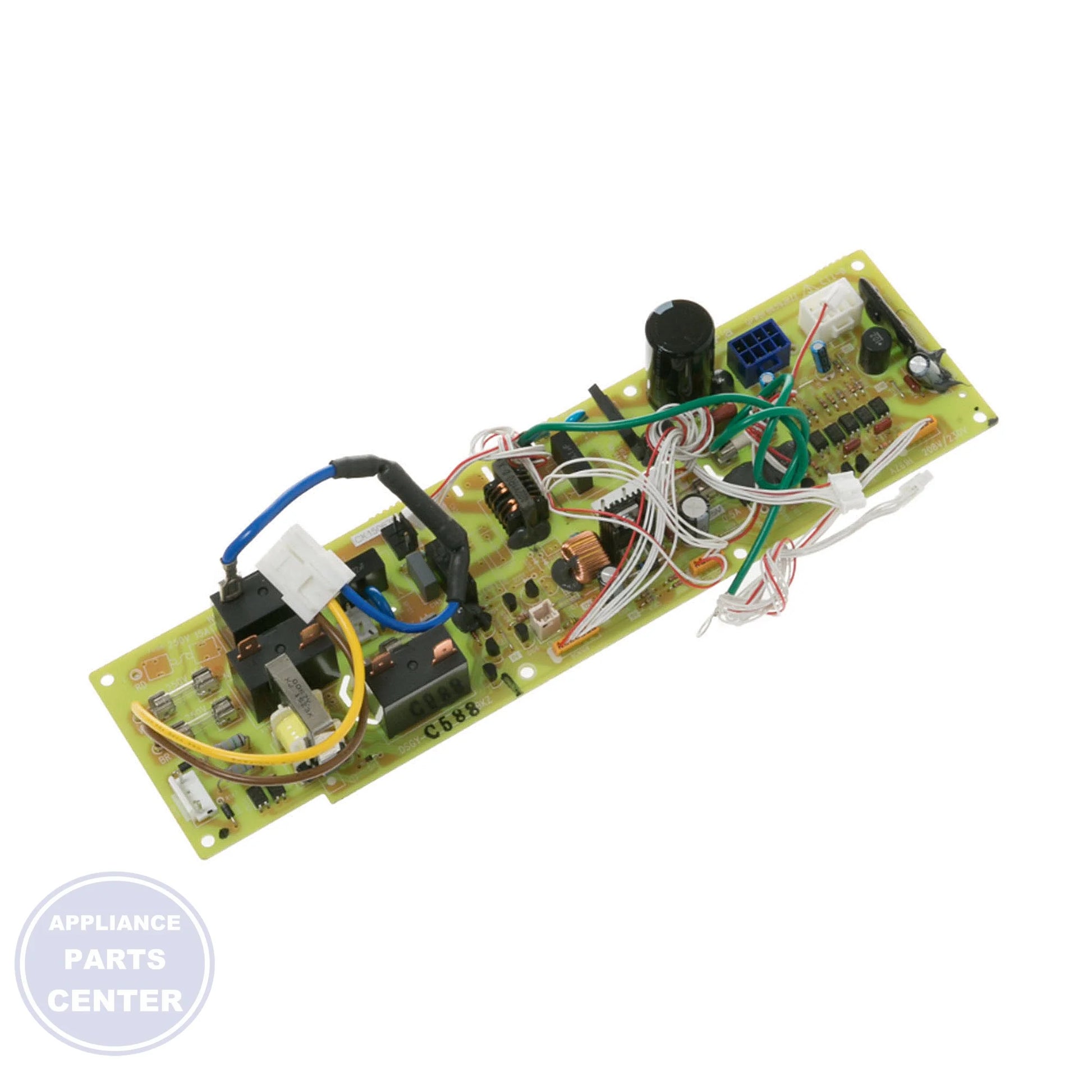 GE AIR CONDITIONER DRIVE PRINTED WIRING BOARD WP29X10010 - Main view showing power distribution for GEN models