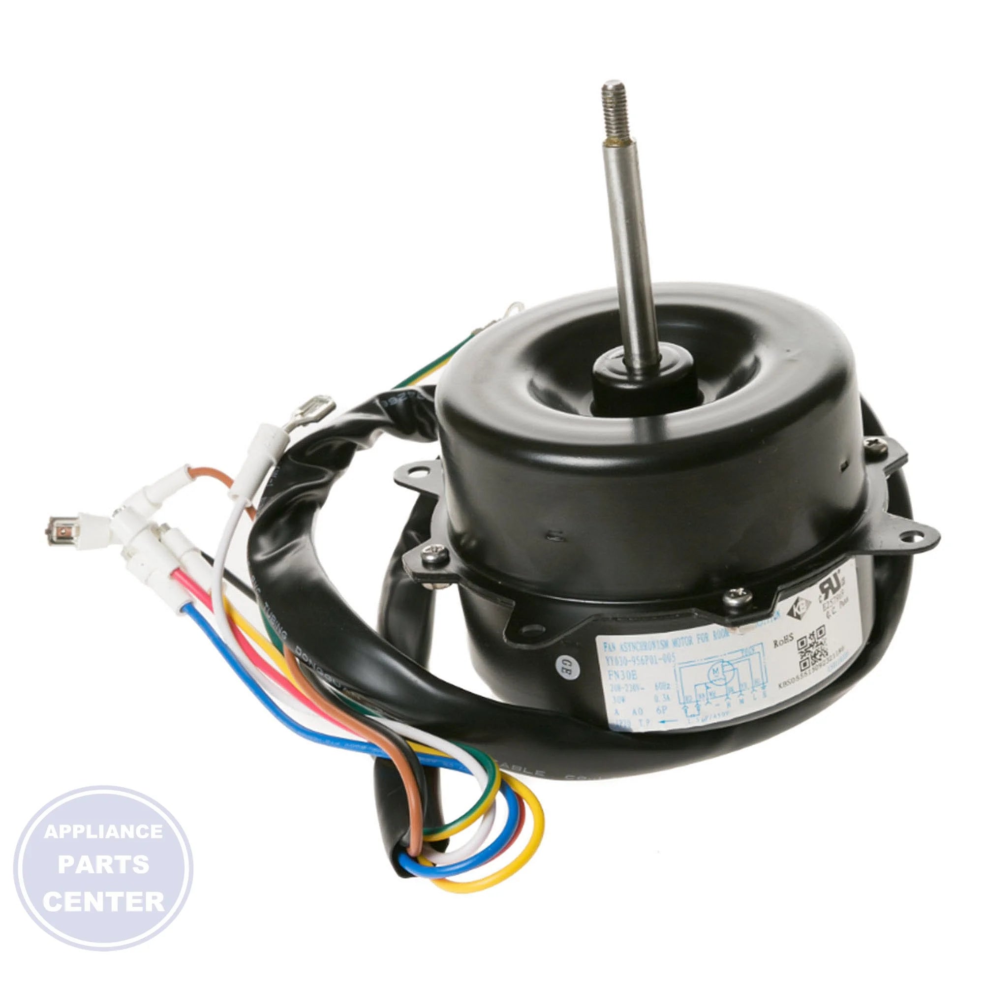 GE AIR CONDITIONER FAN MOTOR WJ95X10032 - Main view showing efficient cooling for specific GEN models