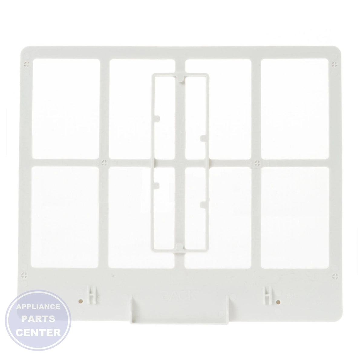 GE AIR CONDITIONER FILTER ASSEMBLY WK85X21720 - Detailed view of filtration technology