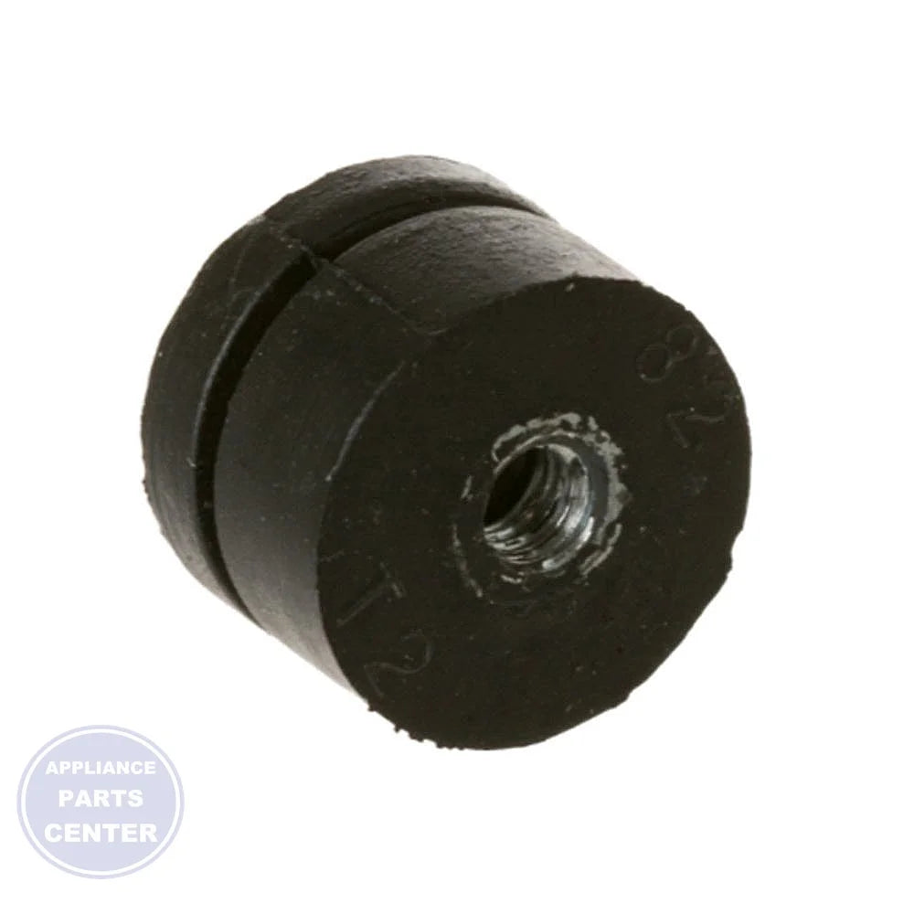GE AIR CONDITIONER MOTOR CUSHION ON WJ01X10034 - Side view with precise measurements