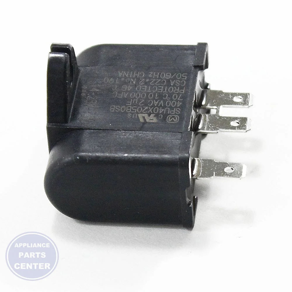 GE AIR CONDITIONER OUTDOOR FAN MOTOR CAPACITOR WP20X10022 - Main view showing fan motor support for GE models