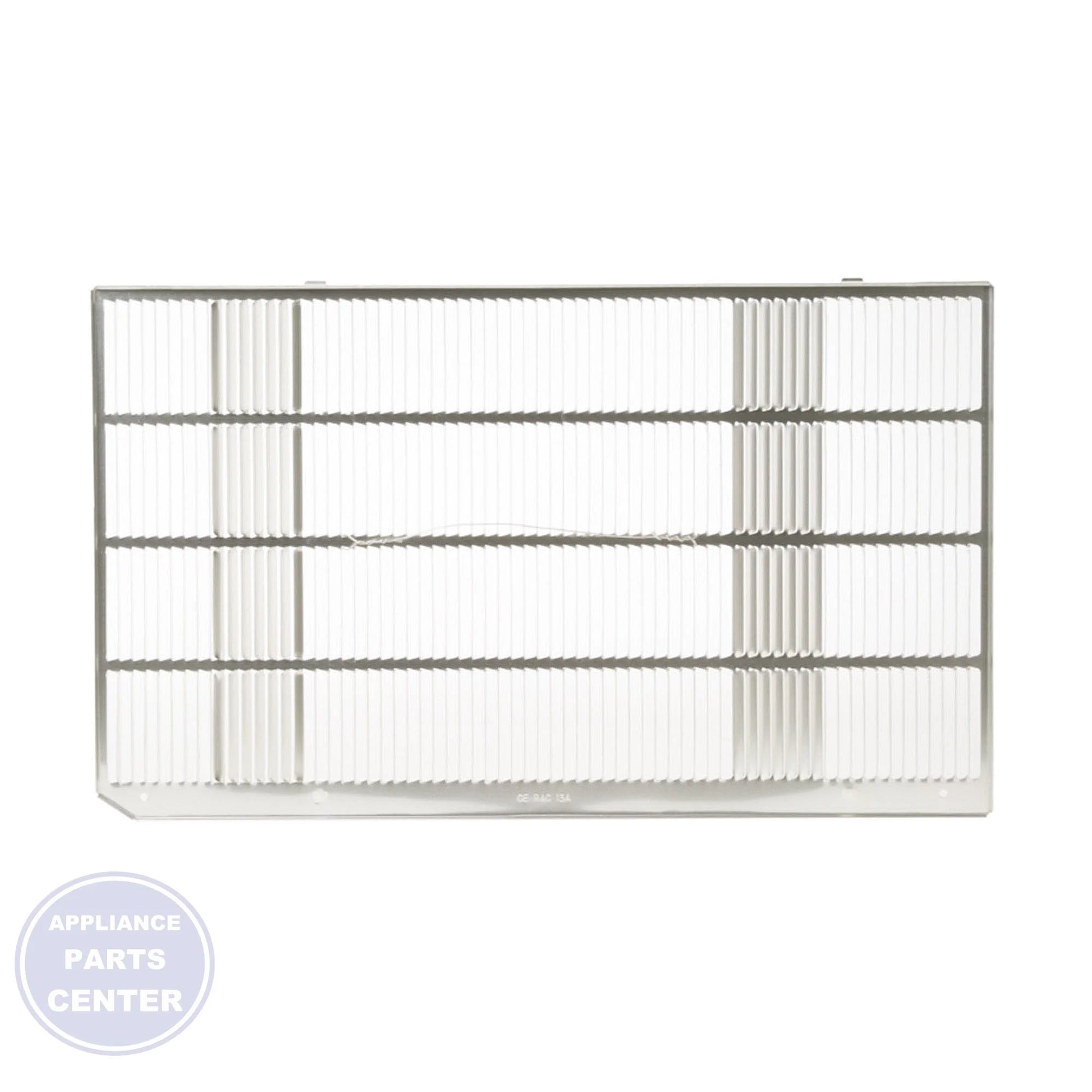 GE ALUMINUM EXTERIOR GRILLE RAG13A - Detailed view of weather-resistant features