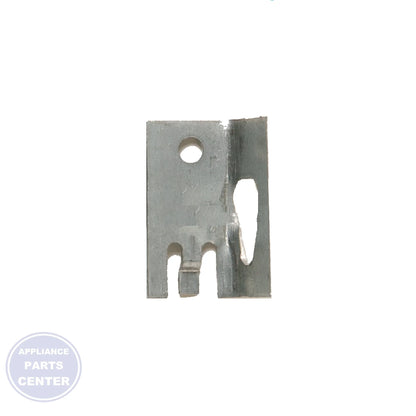 GE BELT SWITCH BRACKET WE1M493 - Side view with precise measurements