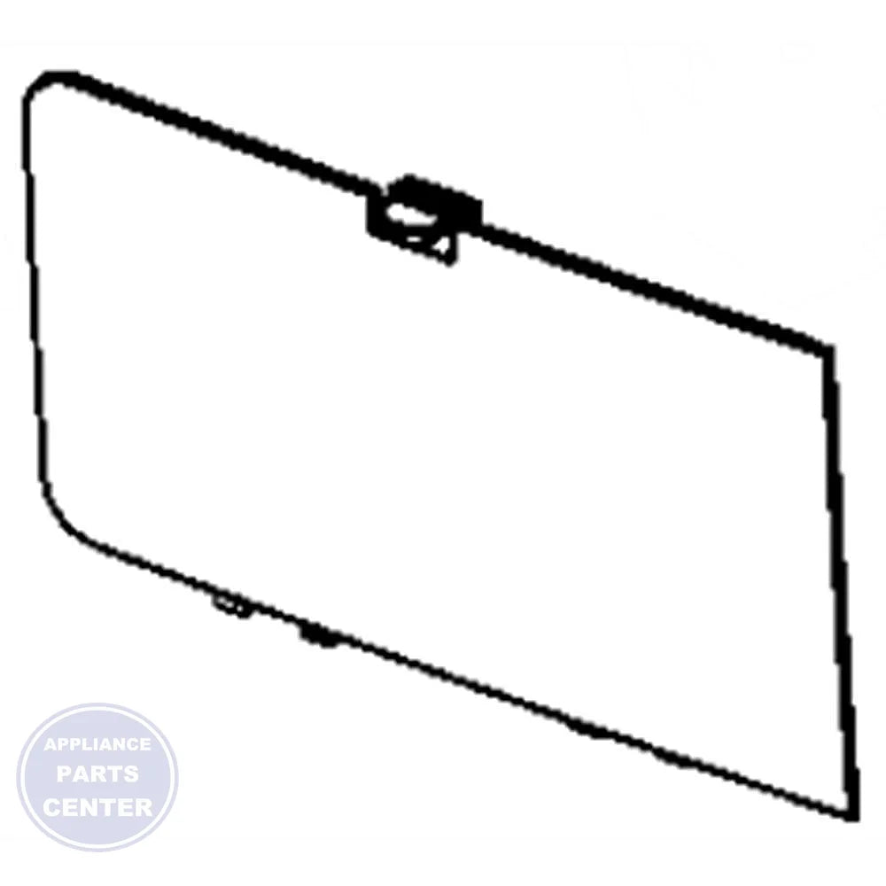 GE COVER-CONDENSER (F) WE01X10313 - Main view showing protective cover for GEN Dryer models