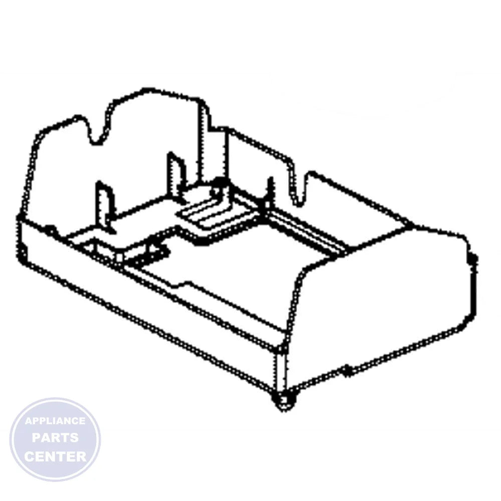 GE DISHWASHER BOTTOM CONTROL BOX WD30X24239 - Main view showing durable panel for GE Dishwasher models
