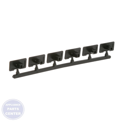 GE DISHWASHER BUTTON TREE WD09X10097 - Side view with specific measurements
