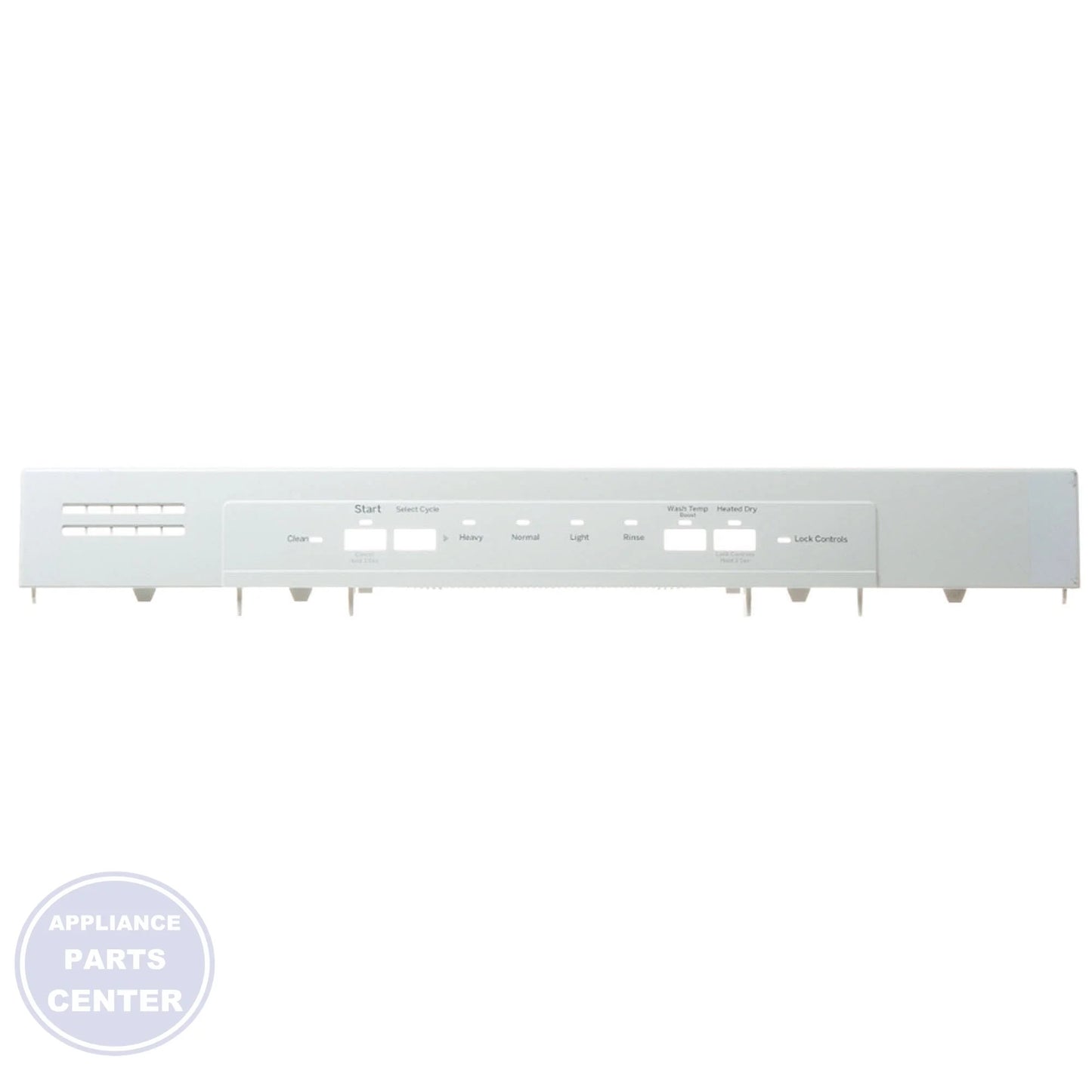 GE DISHWASHER CONTROL PANEL ASSEMBLY WD34X22255 - Main view showing precise control for GE Dishwasher models
