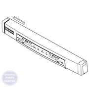GE DISHWASHER CONTROL PANEL ASSEMBLY WD34X22256 - Main view showing user-friendly interface for GEN models