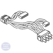 GE DISHWASHER DOOR HARNESS ASSEMBLY WD21X20149 - Main view showing optimized electrical connections for GEN models