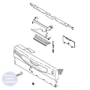 GE DISHWASHER ESCUTCHEON ASSEMBLY PS BB - Main view showing durable construction for GE Dishwasher models